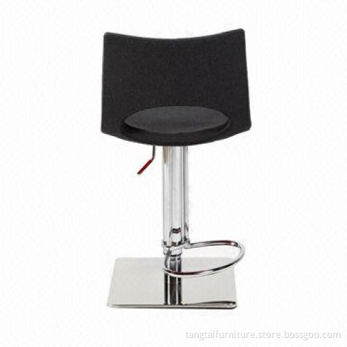Swivel Bar Stool, Made of PU/Fabric and Chrome Frame, ODM/OEM Services Provided